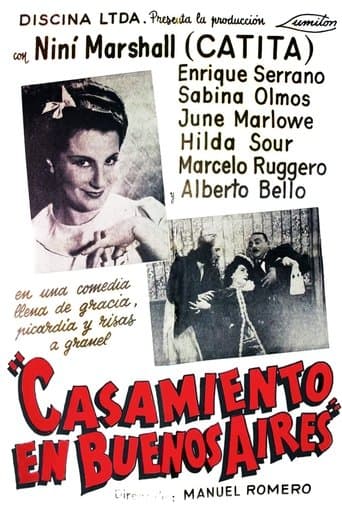 Movie poster for Marriage in Buenos Aires