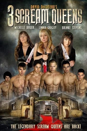 Movie poster for 3 Scream Queens