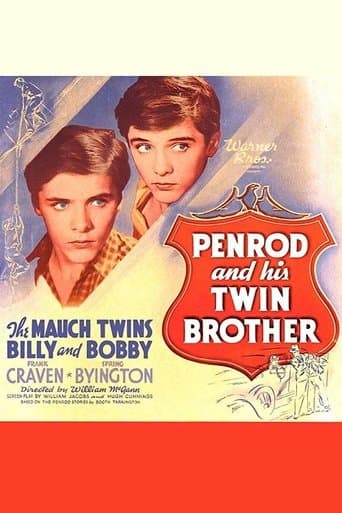 Movie poster for Penrod and His Twin Brother