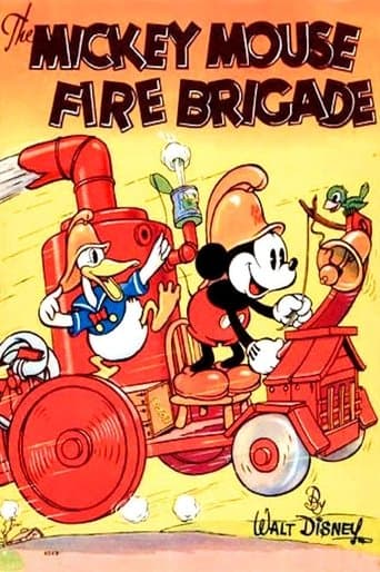 Movie poster for Mickey's Fire Brigade