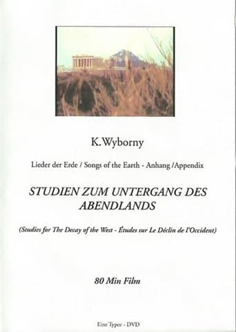 Movie poster for Studies for the Decay of the West