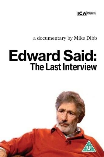 Movie poster for Edward Said: The Last Interview
