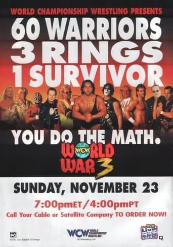 Movie poster for WCW World War 3 1997