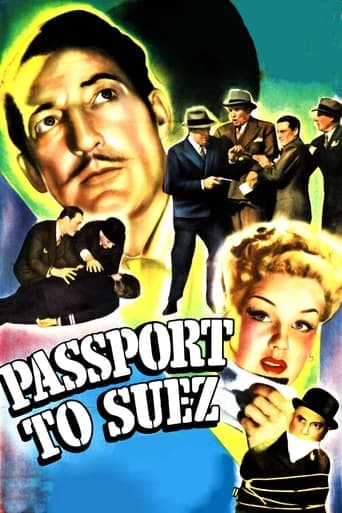 Movie poster for Passport to Suez