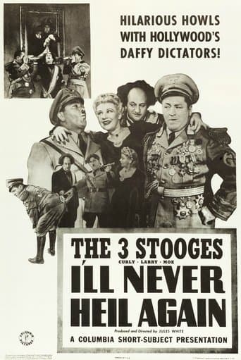 Movie poster for I'll Never Heil Again