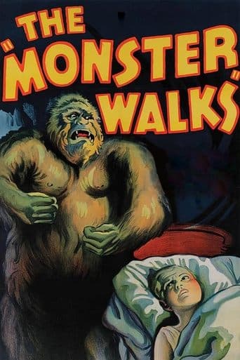 Movie poster for The Monster Walks