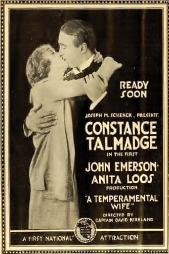 Movie poster for A Temperamental Wife
