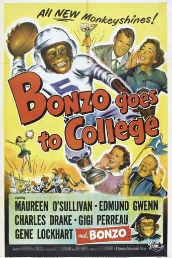 Movie poster for Bonzo Goes to College