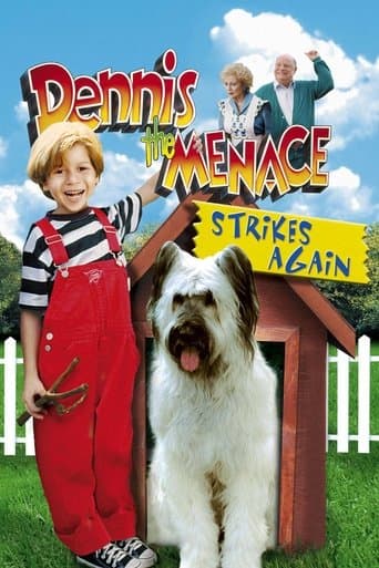 Movie poster for Dennis the Menace Strikes Again!