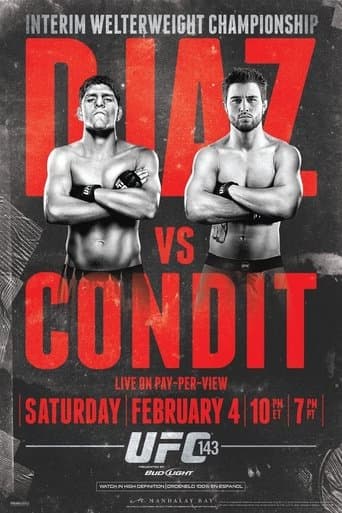 Movie poster for UFC 143: Diaz vs. Condit