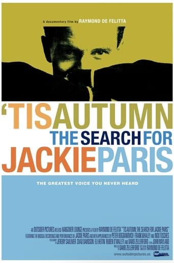 Movie poster for 'Tis Autumn: The Search for Jackie Paris