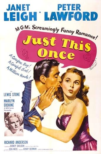 Movie poster for Just This Once
