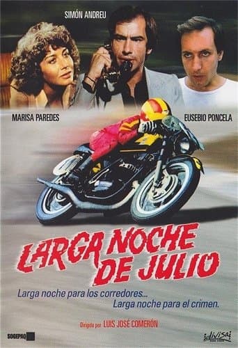 Movie poster for Larga noche de julio