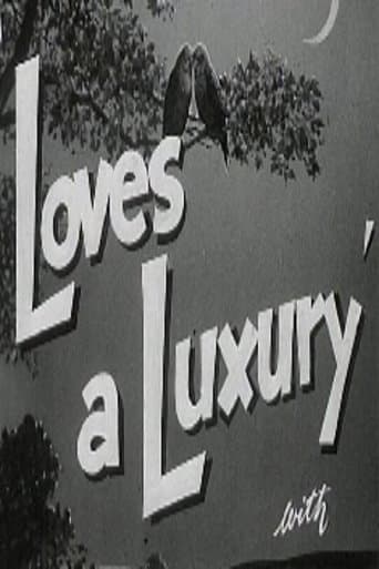 Movie poster for Love's a Luxury