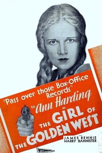 Movie poster for The Girl of the Golden West