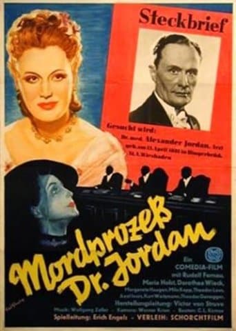 Movie poster for Mordprozeß Dr. Jordan