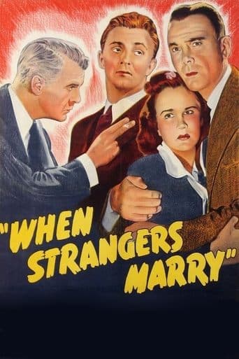 Movie poster for When Strangers Marry