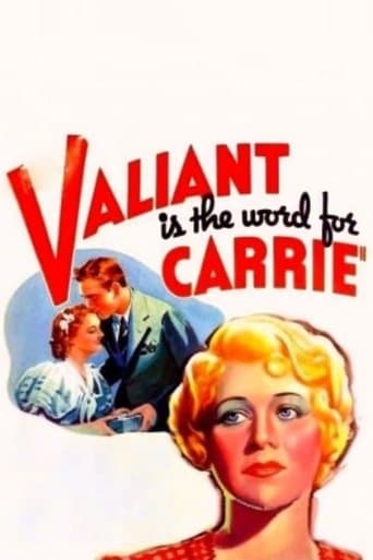 Movie poster for Valiant Is the Word for Carrie