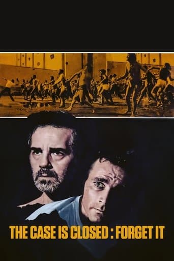 Movie poster for The Case Is Closed, Forget It