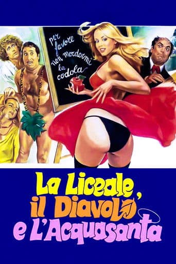 Movie poster for The Highschool Girl, the Devil, and the Holywater