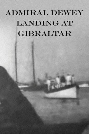 Movie poster for Admiral Dewey Landing at Gibraltar
