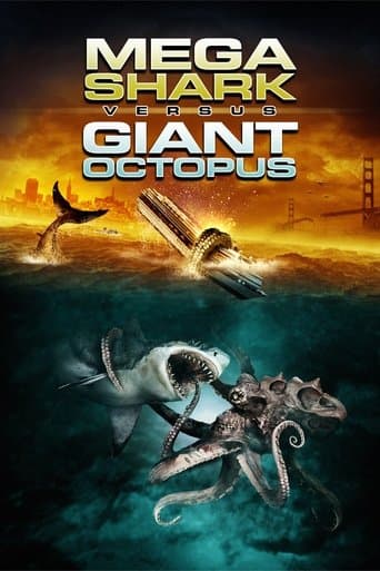 Movie poster for Mega Shark vs. Giant Octopus