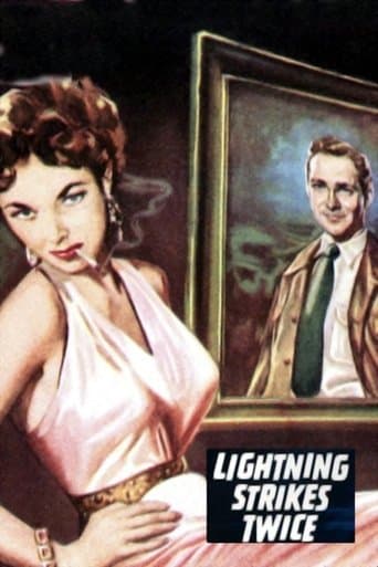 Movie poster for Lightning Strikes Twice