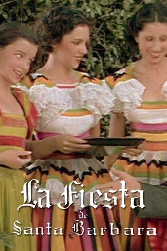 Movie poster for La Fiesta de Santa Barbara