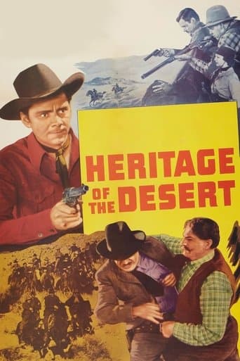 Movie poster for Heritage of the Desert