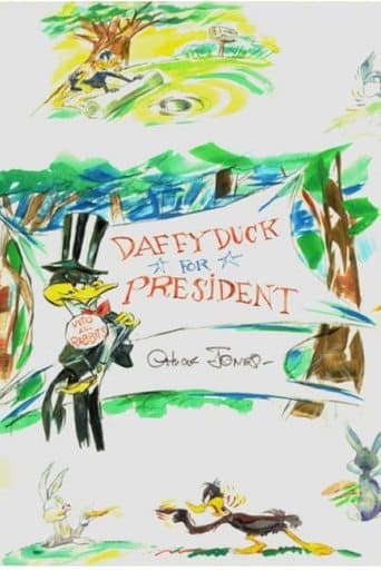 Movie poster for Daffy Duck for President