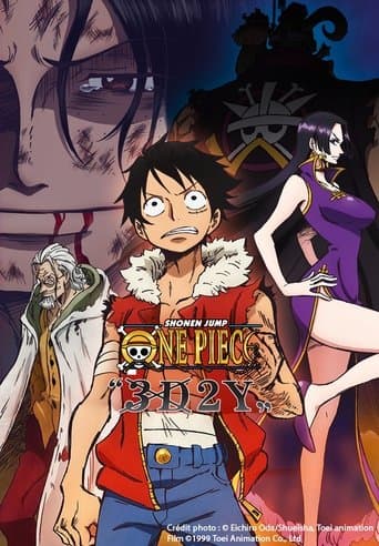 Movie poster for One Piece "3D2Y": Overcome Ace's Death! Luffy's Vow to his Friends