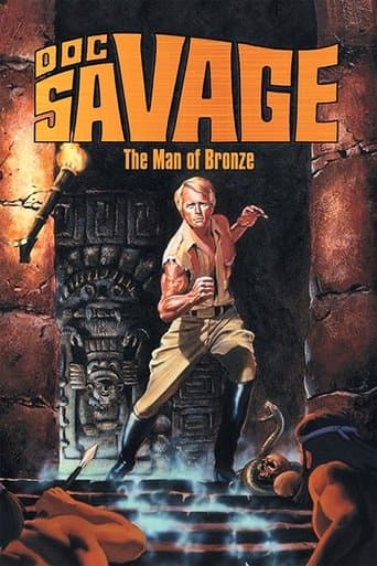 Movie poster for Doc Savage: The Man of Bronze