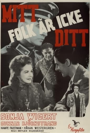 Movie poster for Mitt folk är icke ditt
