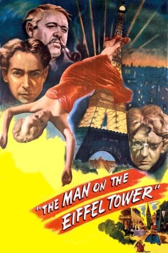 Movie poster for The Man on the Eiffel Tower