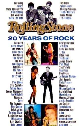 Movie poster for Rolling Stone Presents Twenty Years of Rock & Roll