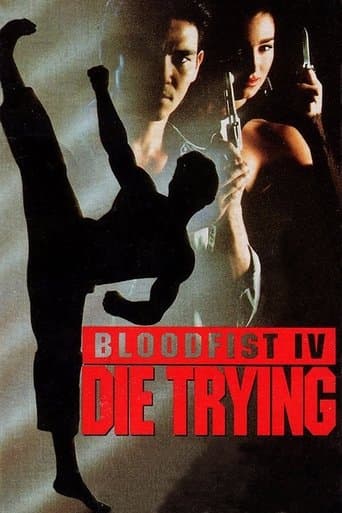 Movie poster for Bloodfist IV: Die Trying
