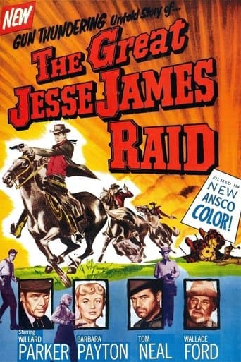 Movie poster for The Great Jesse James Raid