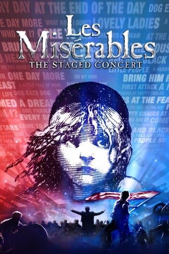 Movie poster for Les Misérables: The Staged Concert