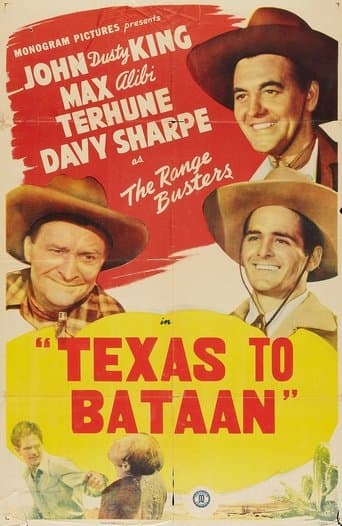 Movie poster for Texas to Bataan