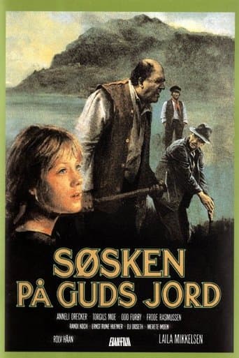Movie poster for Søsken på Guds jord