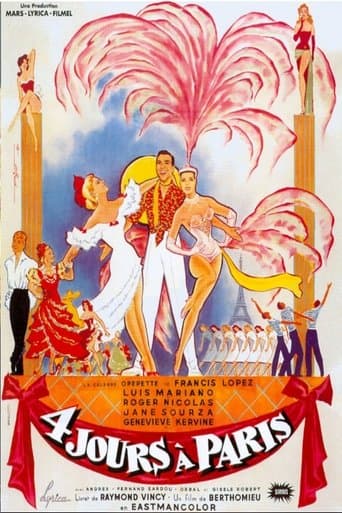 Movie poster for Four Days in Paris