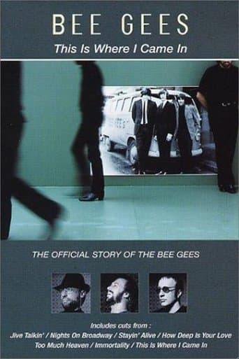Movie poster for Bee Gees: This Is Where I Came In