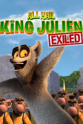Movie poster for All Hail King Julien: Exiled