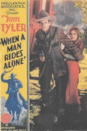 Movie poster for When a Man Rides Alone