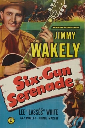 Movie poster for Six-Gun Serenade