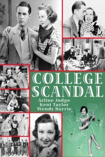 Movie poster for College Scandal