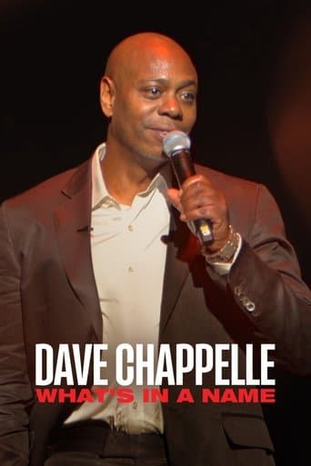 Movie poster for Dave Chappelle: What's in a Name?