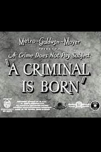Movie poster for A Criminal Is Born