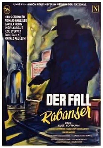 Movie poster for The Rabanser Case