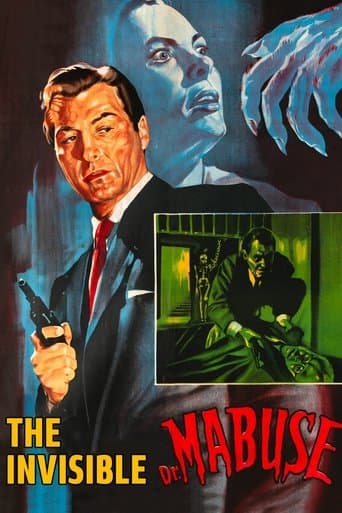 Movie poster for The Invisible Dr. Mabuse